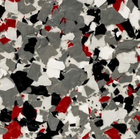 Crimson concrete coating